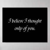 Pride en Prejudice Quote Poster (Voorkant)