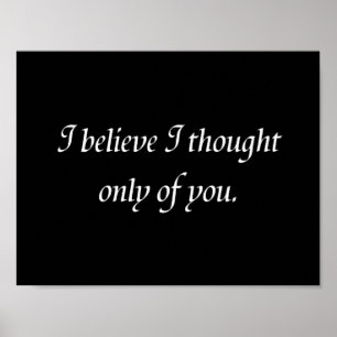 Pride en Prejudice Quote Poster