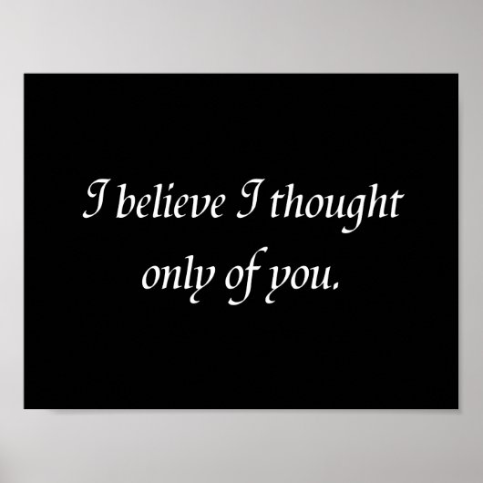 Pride en Prejudice Quote Poster (Voorkant)