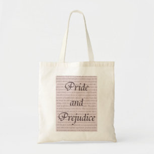 Pride en Prejudice Quote Tote Bag