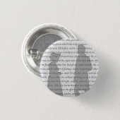 Pride en Prejudice Ronde Button 3,2 Cm (Voorkant /achterkant)