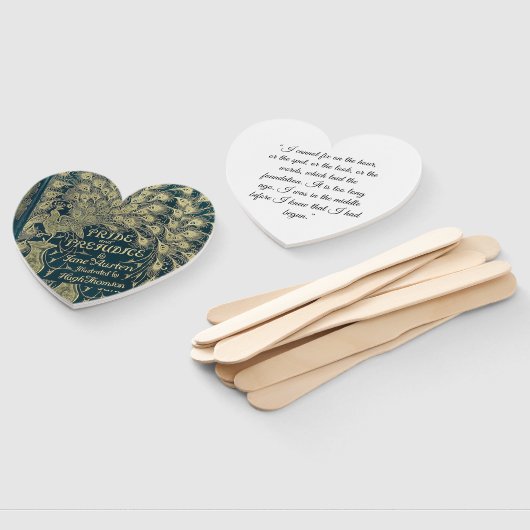 Pride en vooroordelen fans handwaaier (Niet-gemonteerd)