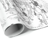 Pride en Vooroordelen Grijs Werktuig Citaten Illus Cadeaupapier (Rol Hoek)