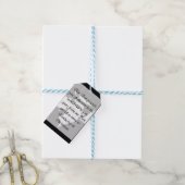 Pride en vooroordelen Kerstmis Cadeaulabel (Met Touw)