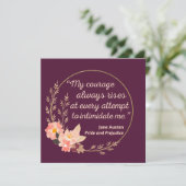 Pride en vooroordelen Quote I - Schattigee stijl (Staand voorkant)