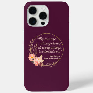 Pride en vooroordelen Quote I - Schattigee stijl iPhone 15 Pro Max Hoesje