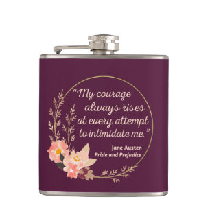 Pride en vooroordelen Quote I - Schattigee stijl Heupfles