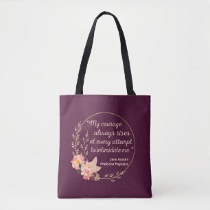 Pride en vooroordelen Quote I - Schattigee stijl Tote Bag