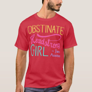 Pride en Vooroordelen Quote II Heldere kleuren T-shirt