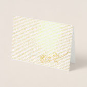 Pride en Vooroordelen Tekst Folie Kaarten (Voorkant)