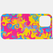 Pride Equality Pan Flag Marmer Abstract Patroon Case-Mate iPhone Case (Achterkant (horizontaal))