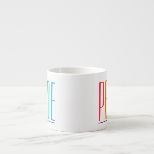PRIDE Espresso Cup Kop (Voorkant)
