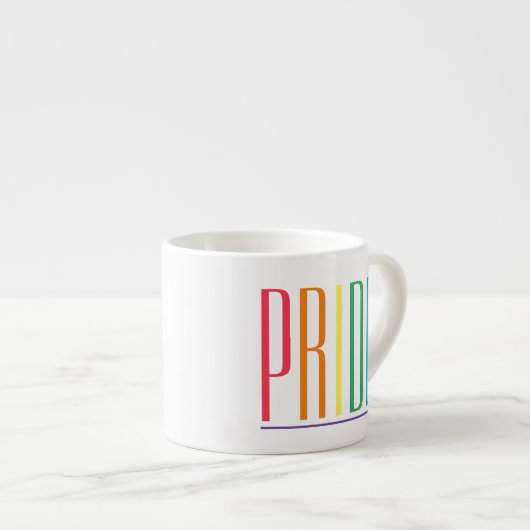 PRIDE Espresso Cup Kop (Voorkant rechts)
