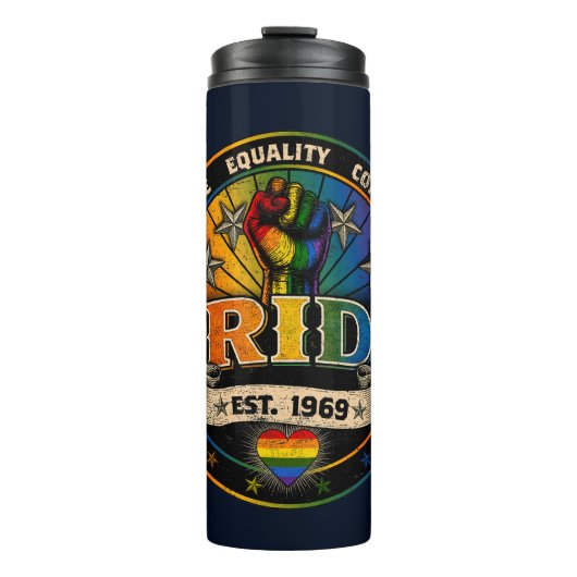 Pride est. 1969 thermosbeker (Voorkant)