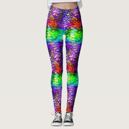 Pride Festival Regenboog Zeemeerminnenstaart Rave Leggings