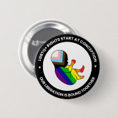 Pride Fetus Button (rond) (Voorkant /achterkant)