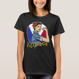 Pride Filipina Pinay Wife Vriendin Filipijnen T-shirt