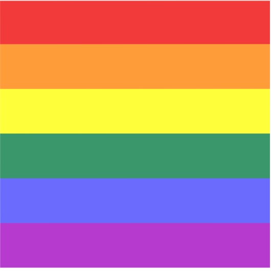 Pride Flab Vinyl Sticker (Voorkant)