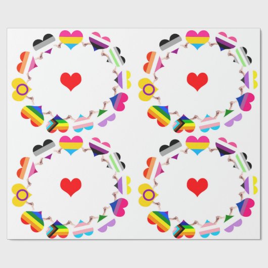 Pride Flag 2 inpakpapier (Vlak)