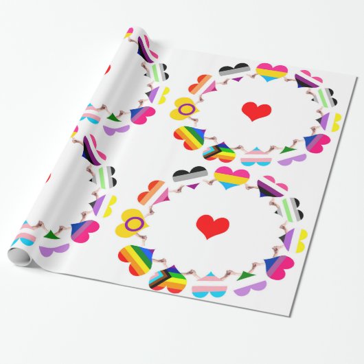 Pride Flag 2 inpakpapier (Uitgerold)