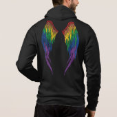Pride Flag - Angel Wings Hoodie (Achterkant)