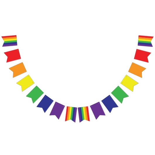 Pride Flag Assortment Garland Vlaggetjes (Alle)