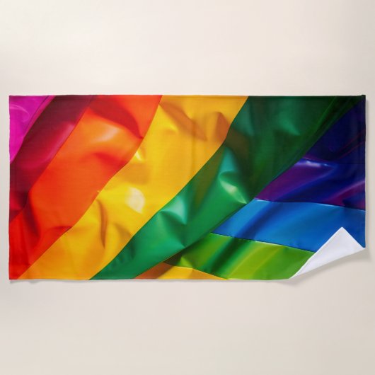 Pride Flag Beach Towel Strandlaken (Voorkant)