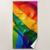 Pride Flag Beach Towel Strandlaken (Voorkant)