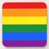 Pride Flag Bier Onderzetter (Voorkant)