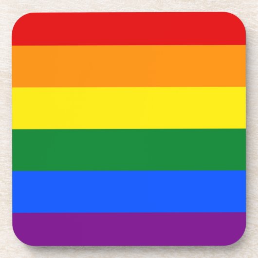 Pride Flag Bier Onderzetter (Voorkant)