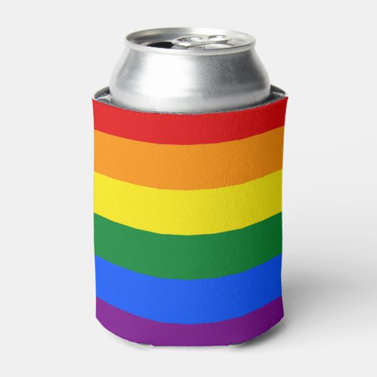 Pride Flag Blikjeskoeler (Blikje Voorkant)