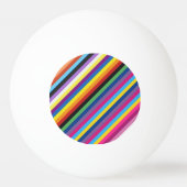 Pride Flag Colorful Stripes Pattern Ping Pong Ball (Achterkant)