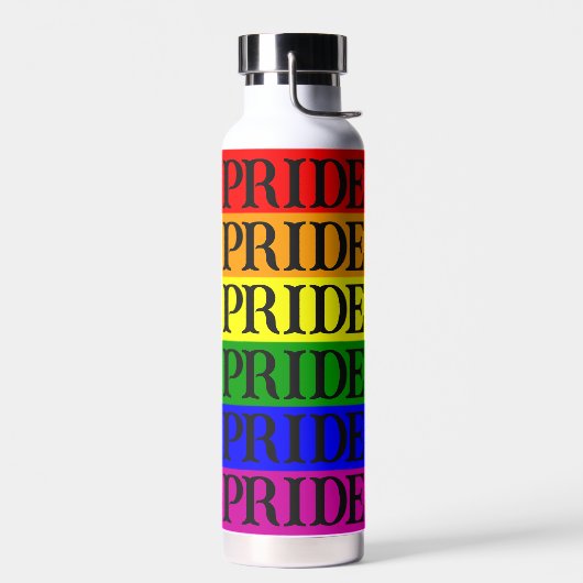 Pride Flag Colors Water Bottle Waterfles (Links)