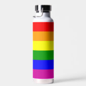 Pride Flag Colors Water Bottle Waterfles (Rechts)