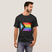 Pride Flag Design - Ik heb een eed gezworen T-shirt (Voorkant volledig)