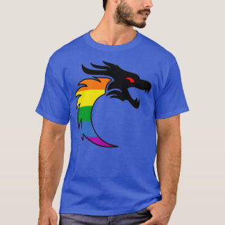 Pride Flag Dragon T-shirt