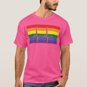 Pride Flag EKG T-shirt (Voorkant)