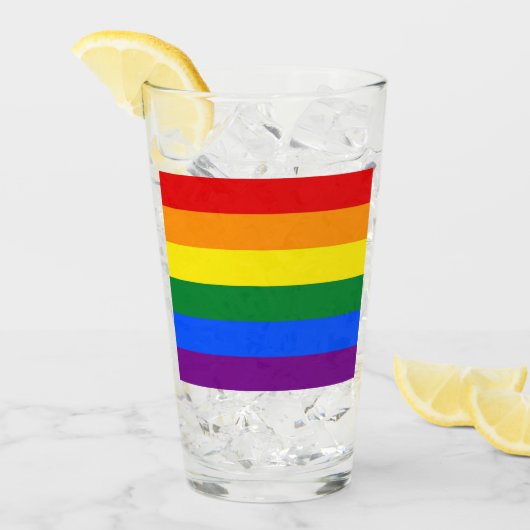 Pride Flag Glas (Voorkant ijs)