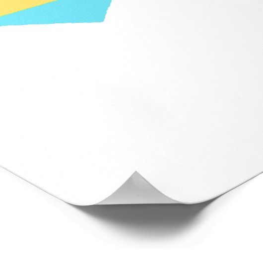 Pride Flag Hearts Poster (Hoek)