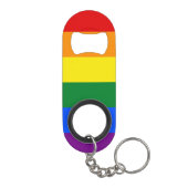 Pride Flag Mini Flessenopener (Achterkant)
