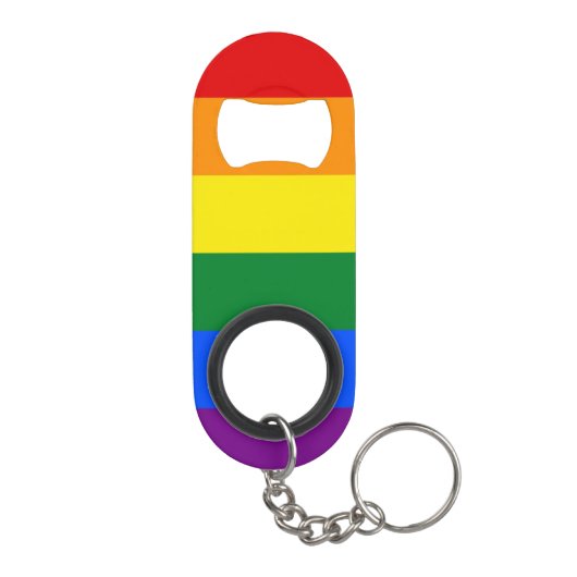 Pride Flag Mini Flessenopener (Achterkant)