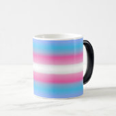 Pride Flag onthullen! Transgendervlag wordt weerge Magische Mok (Voorkant rechts)