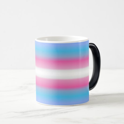 Pride Flag onthullen! Transgendervlag wordt weerge Magische Mok (Voorkant rechts)