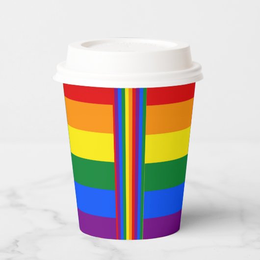 Pride Flag Papieren Bekers (Links)