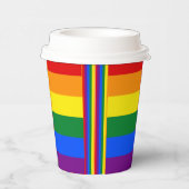 Pride Flag Papieren Bekers (Rechts)