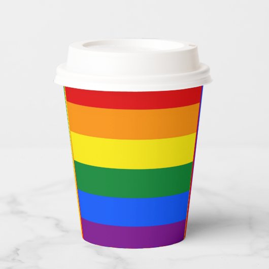 Pride Flag Papieren Bekers (Voorkant)