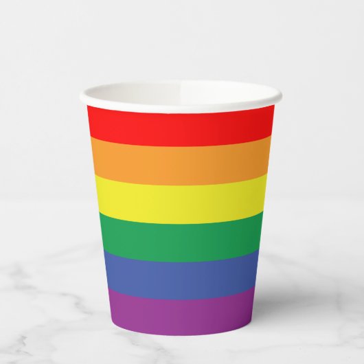 Pride Flag Papieren Bekers (Links)