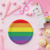Pride Flag Papieren Bordje (Feest)