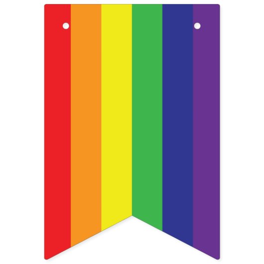 Pride Flag Party Signs Banners Assortment Garland (Tweede vlag)