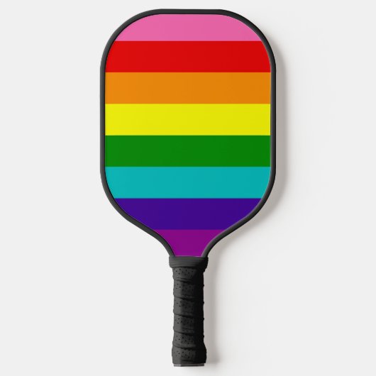 Pride Flag Pickleball Paddle (Voorkant)